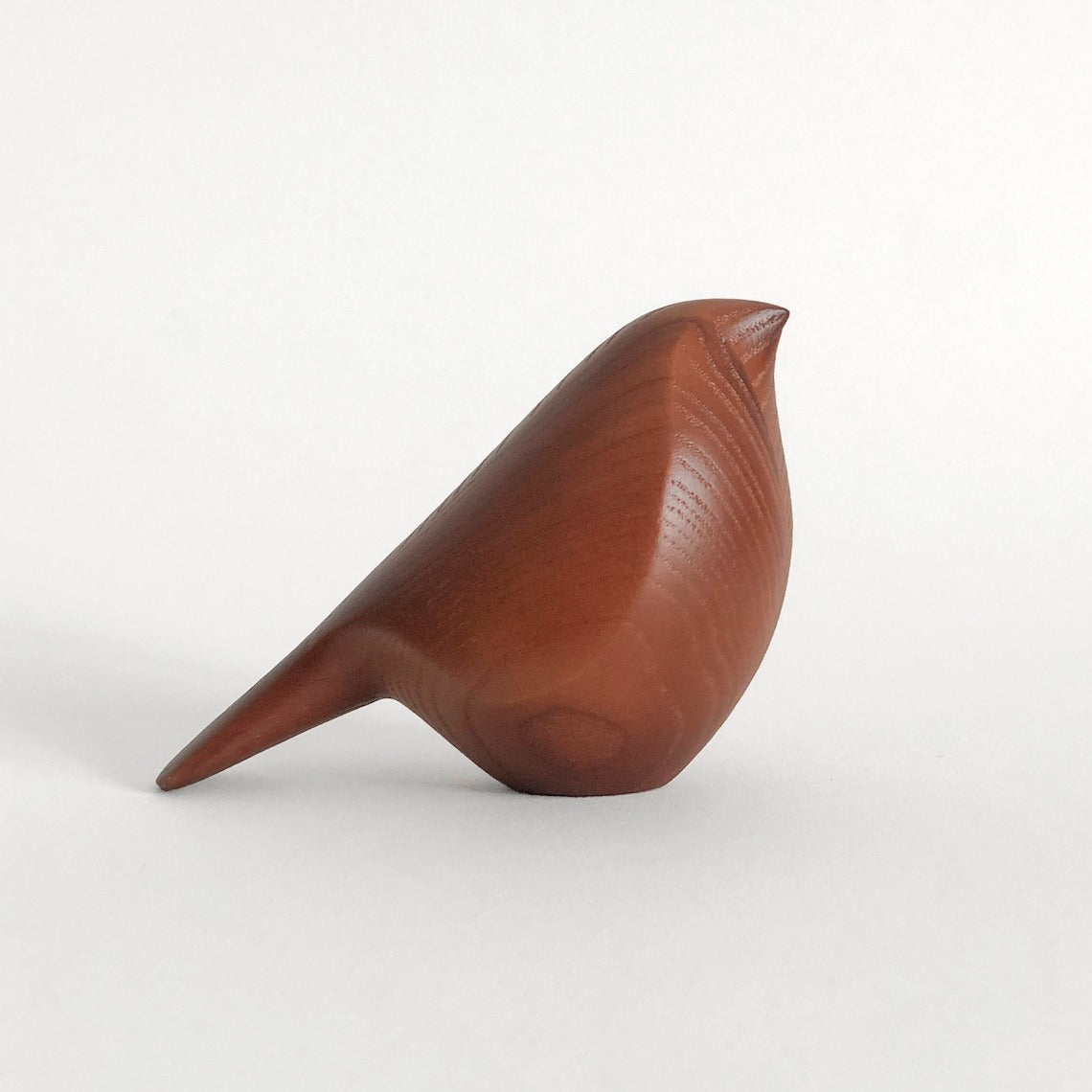 Carved Wooden Bird Figurine