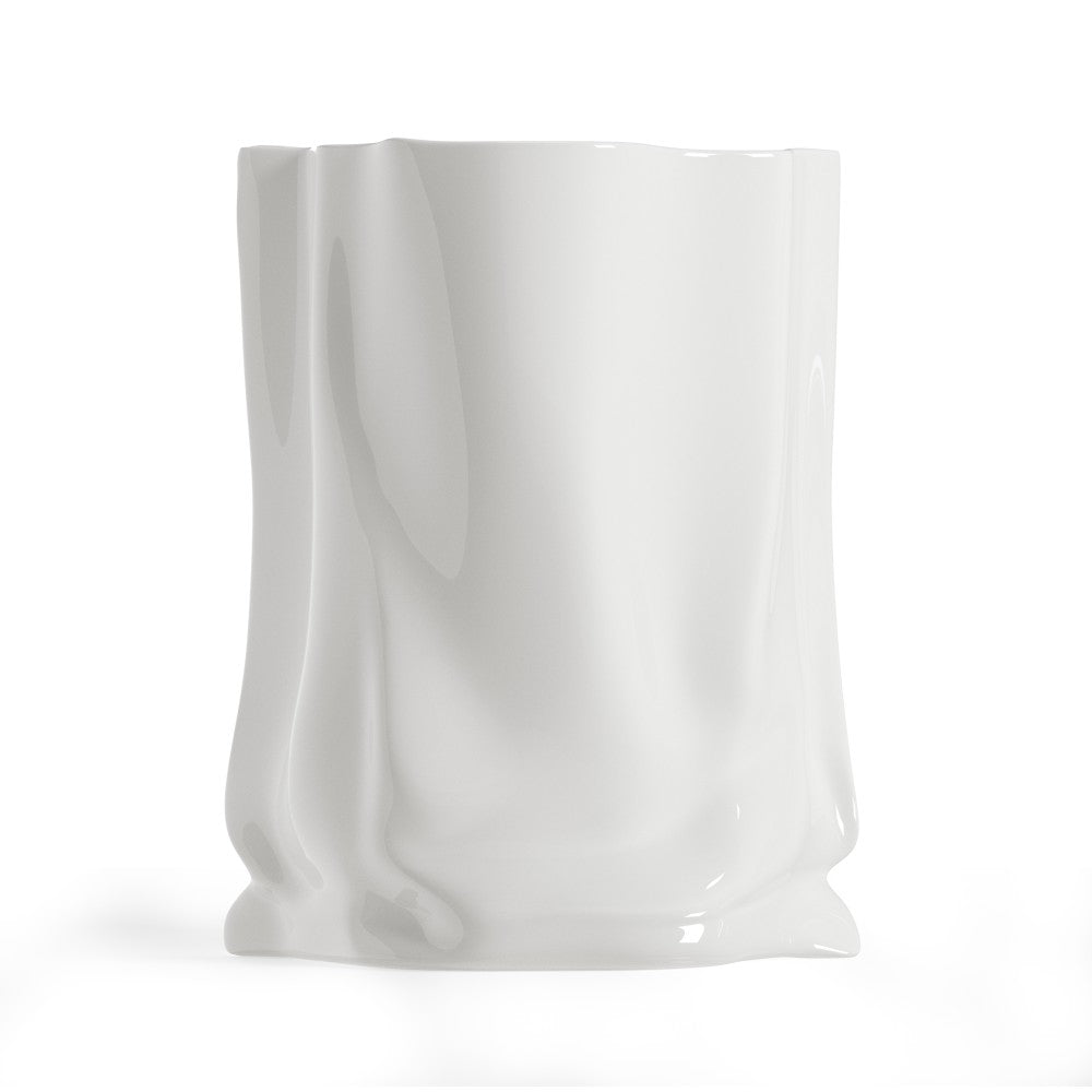 White Minimalist Ceramic Vase