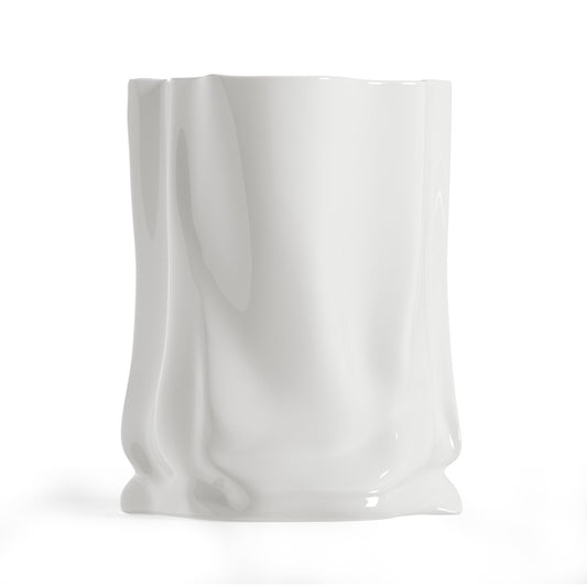 White Minimalist Ceramic Vase