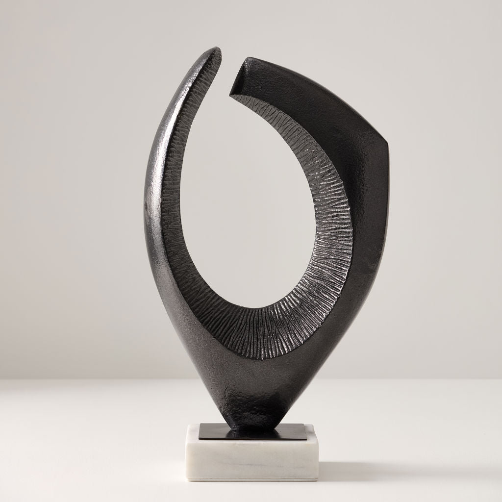 Aluminum Abstract Tabletop Sculpture