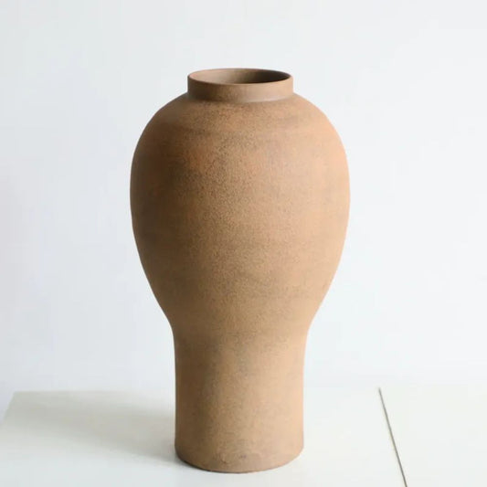 Rustic Matte Ceramic Table Vase