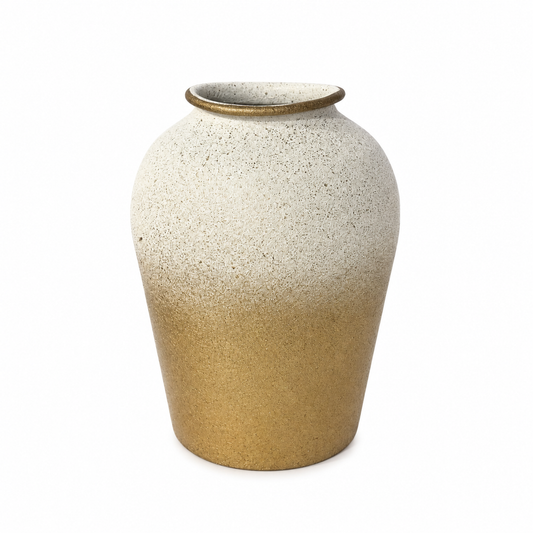 Textured Gradient Iron Flower Vase
