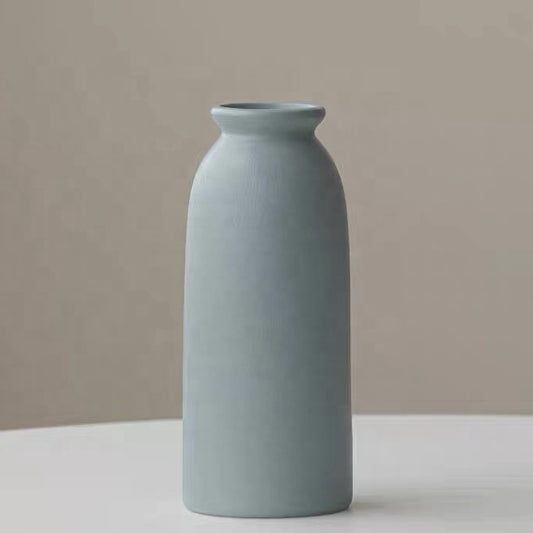 Minimalist Ceramic Table Vase — Color: Sky Blue